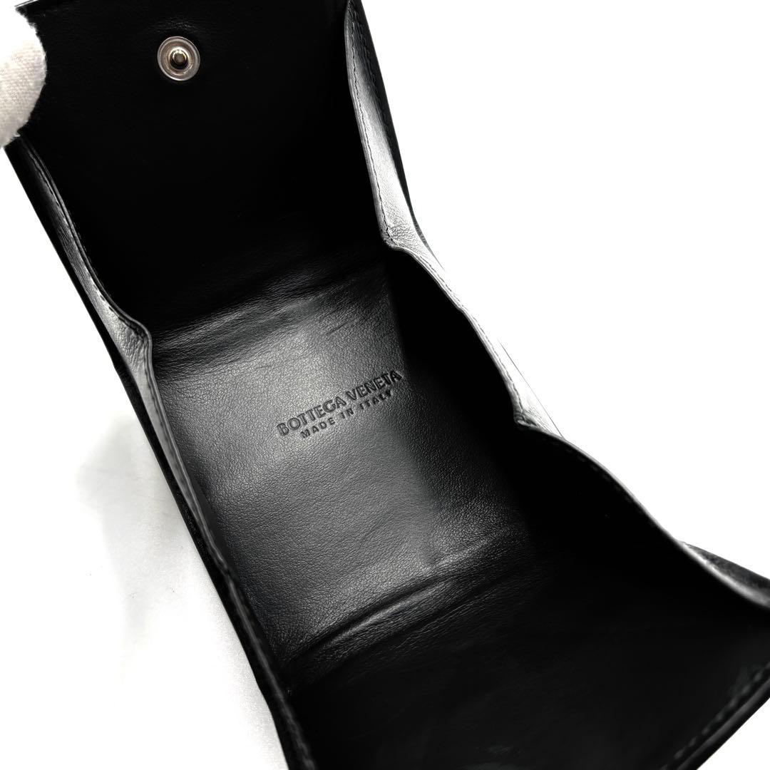 【現行・極美品】ボッテガヴェネタ カセット 折り畳みパース ダークグリーン