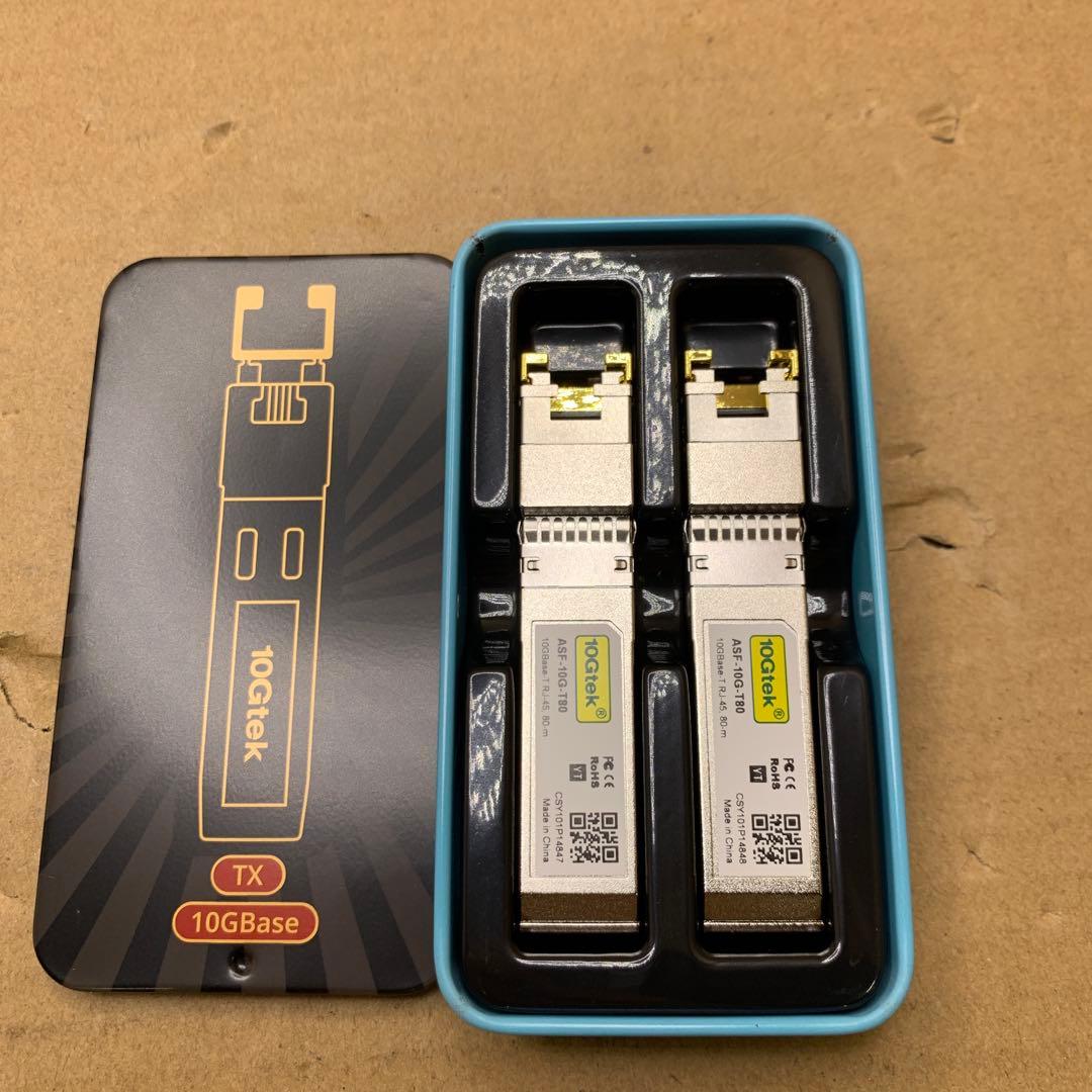 新品　10Gtek 10GBase TX 80m 2個