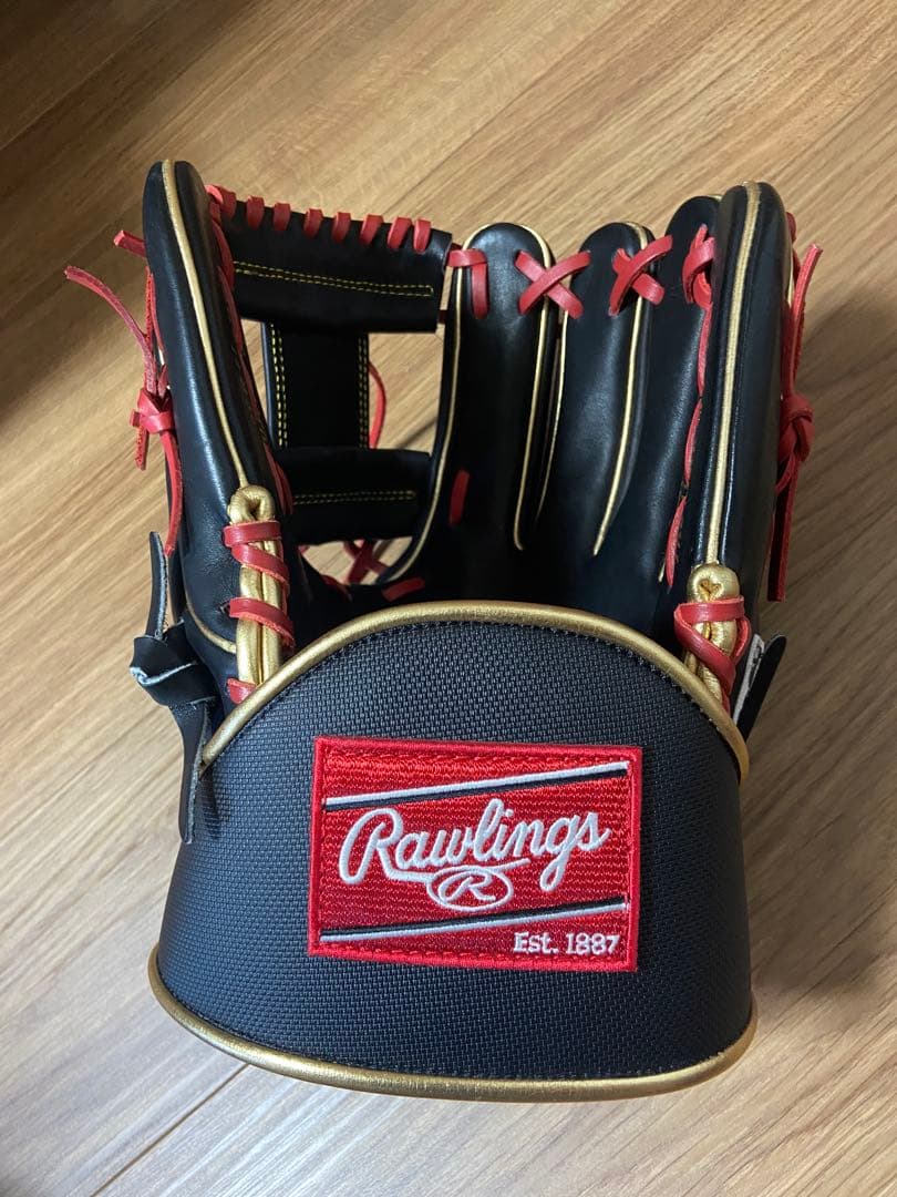 Rawlings MlB 205WModel 軟式 黒 グローブスタンド付き