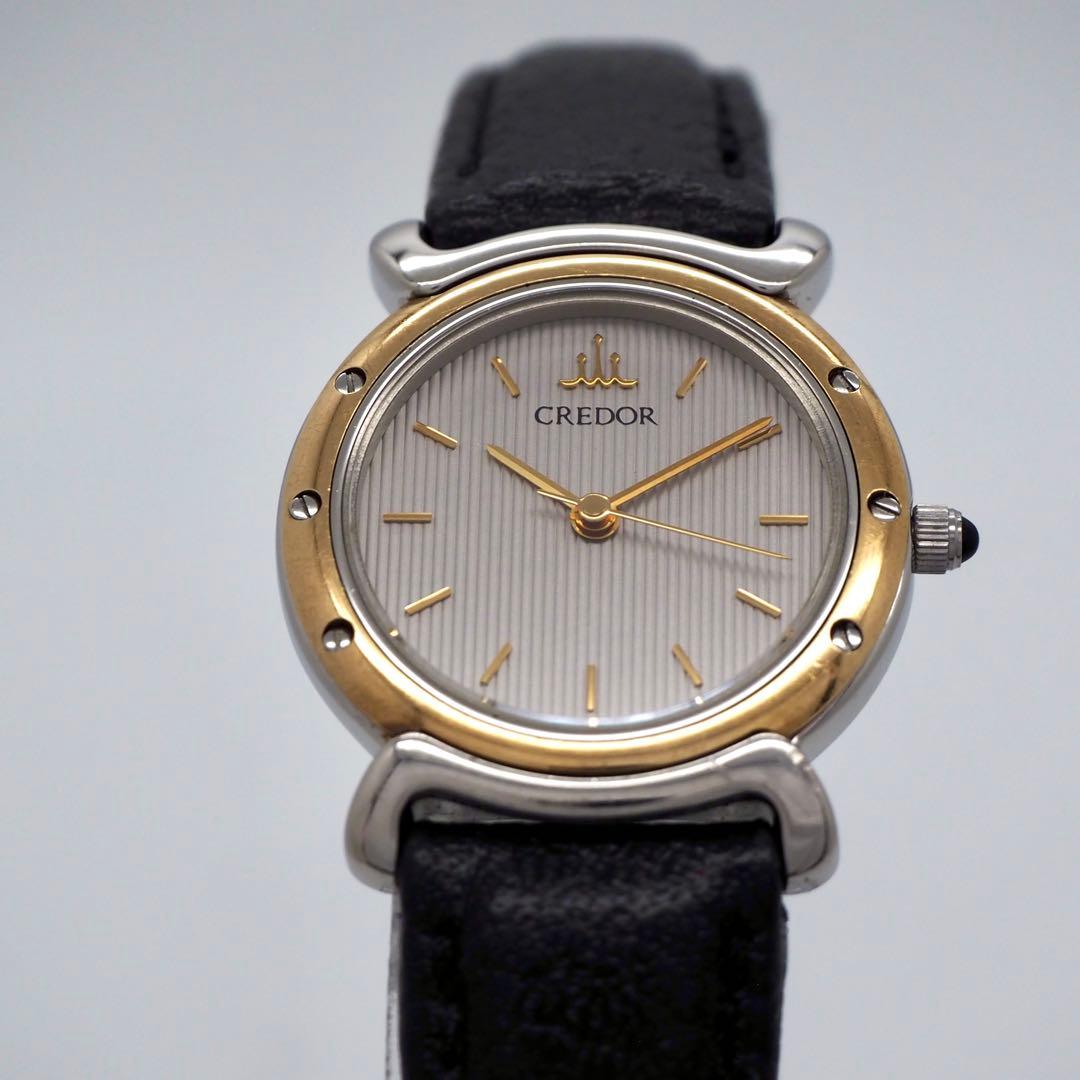 専用167 稼働 SEIKO 時計　CREDOR 18K 保証書付き レディース