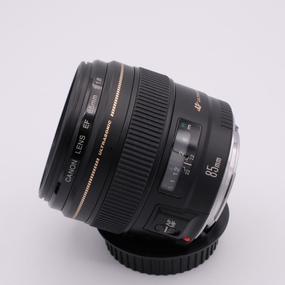 【ほぼ未使用】Canon EF85mm F1.8 USM 元箱完備 フードおまけ