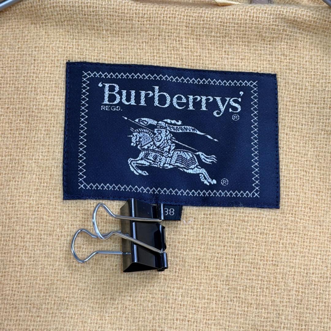 17091✨BURBERRYS ヘリンボーン ノバチェック ダッフルコート 黄
