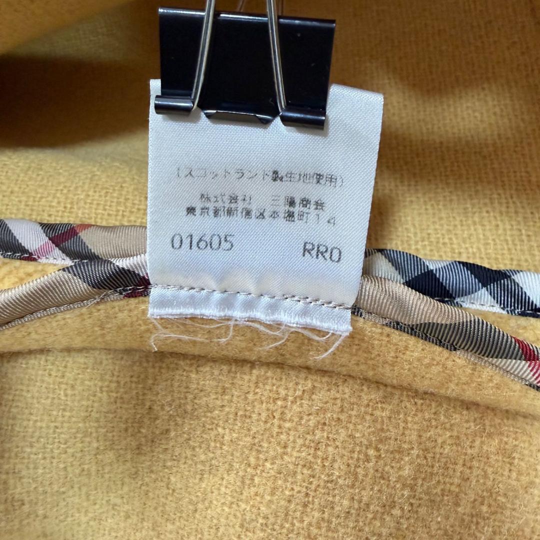 17091✨BURBERRYS ヘリンボーン ノバチェック ダッフルコート 黄