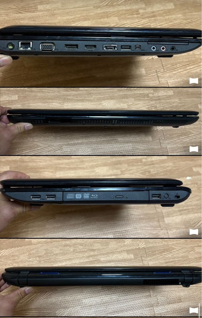 AcerノートPC/i7/8G/SSD240/ブルーレイ/Office2021