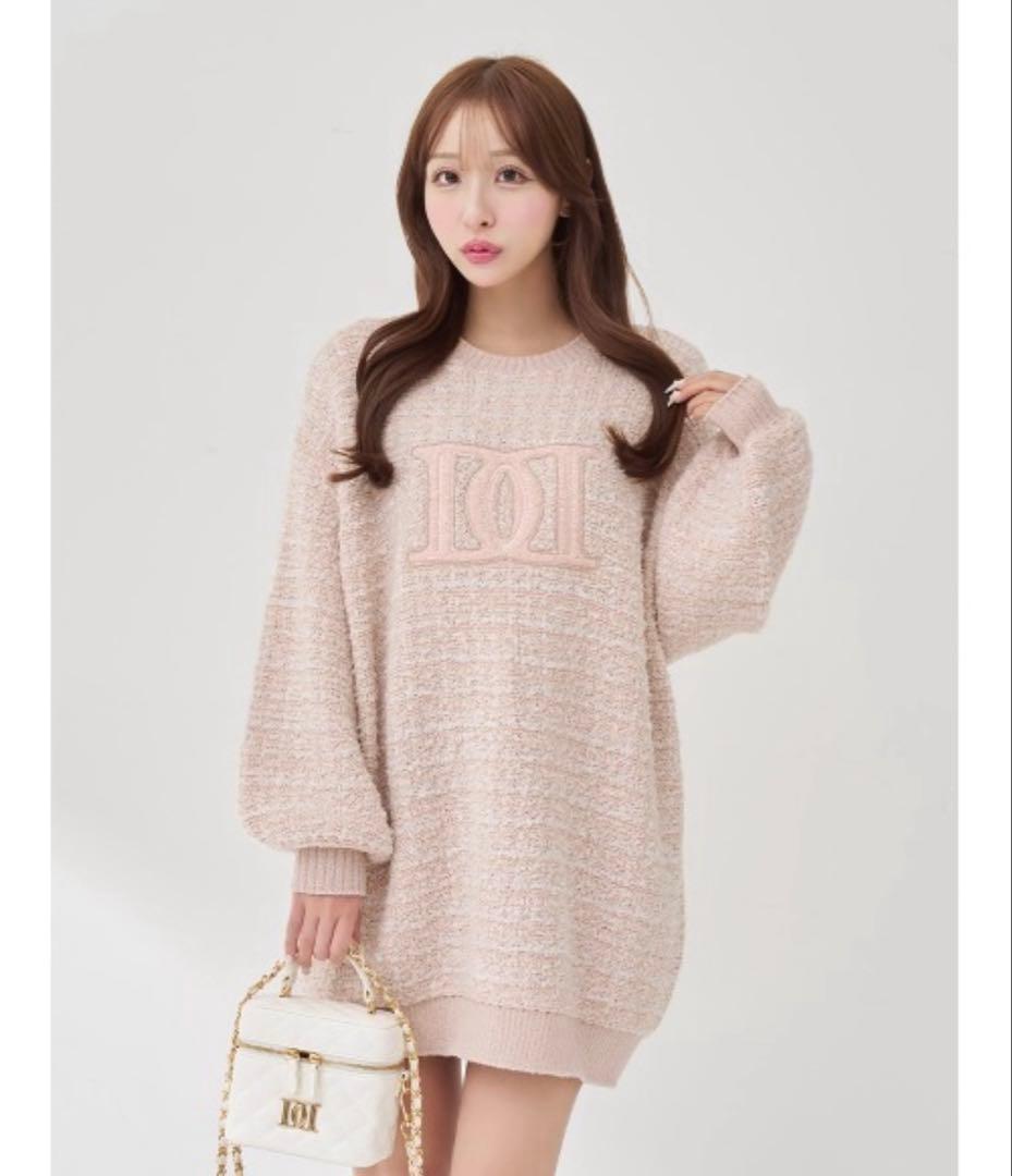 Darich DDロゴツイードニットプルオーバー