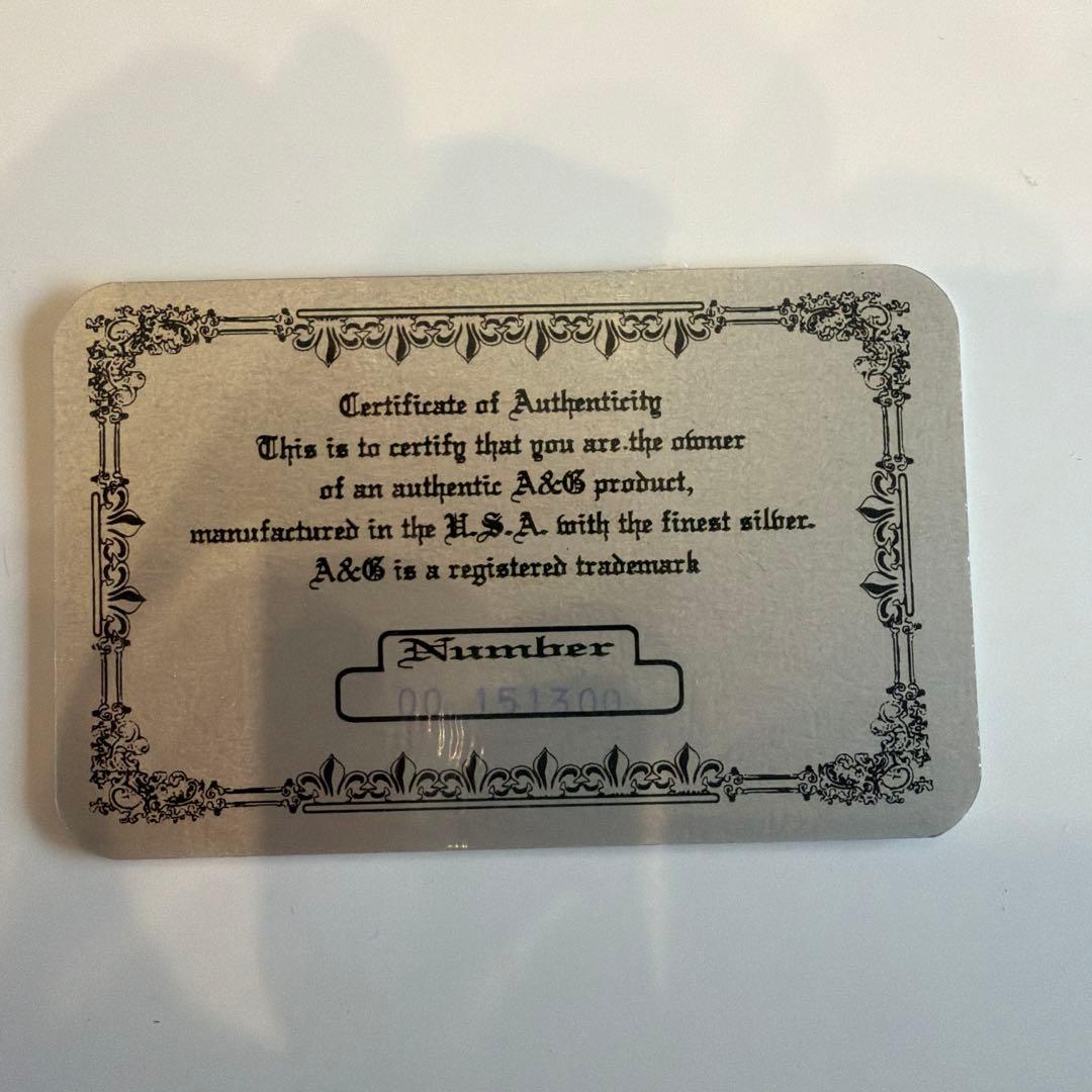 A&G シルバー925 チェーンブレスレット