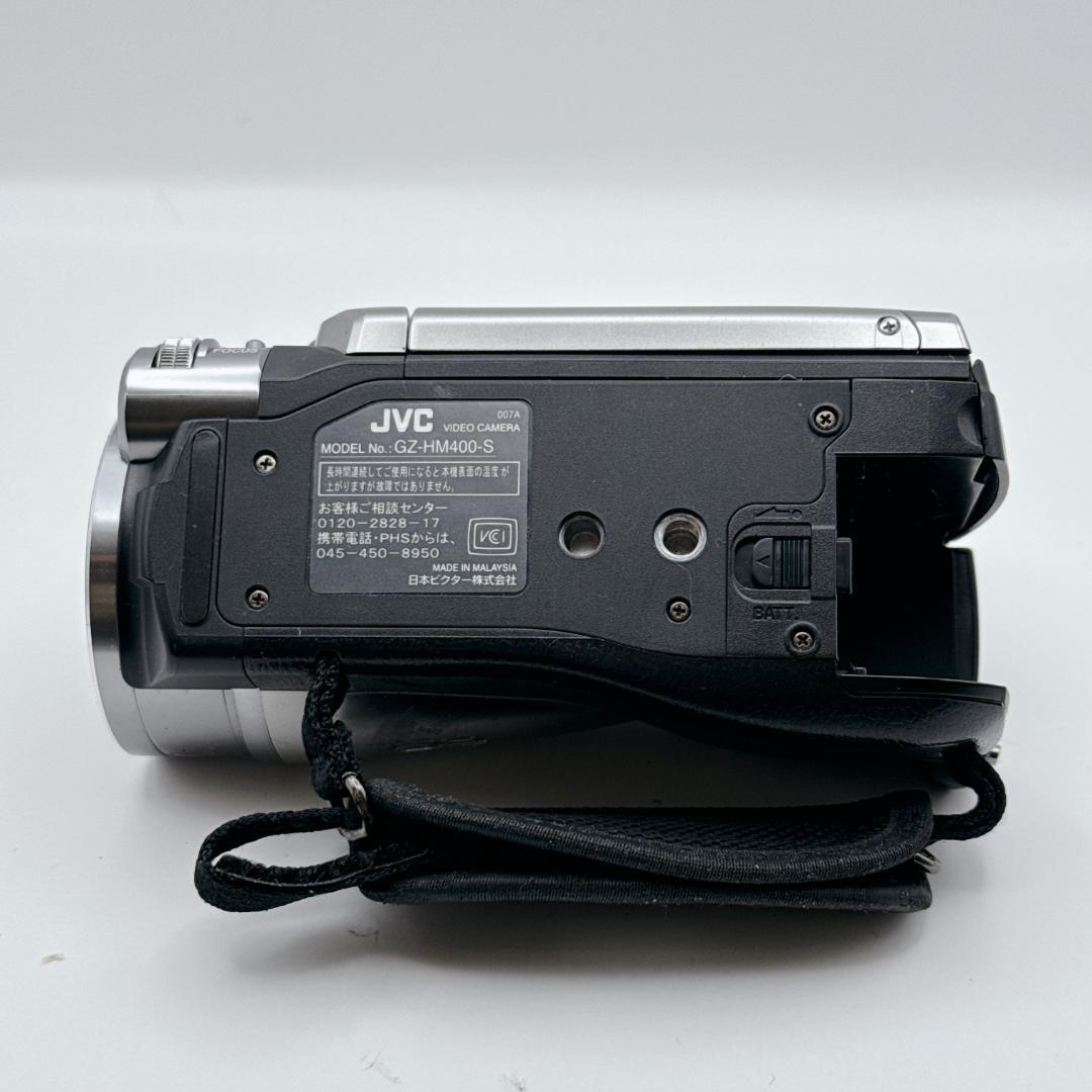 【美品】JVC Everio ビデオカメラ GZ-HM400-S シルバー