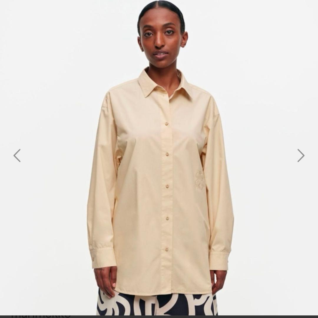 【2023SS】marimekko / Griste Solid コットンシャツ