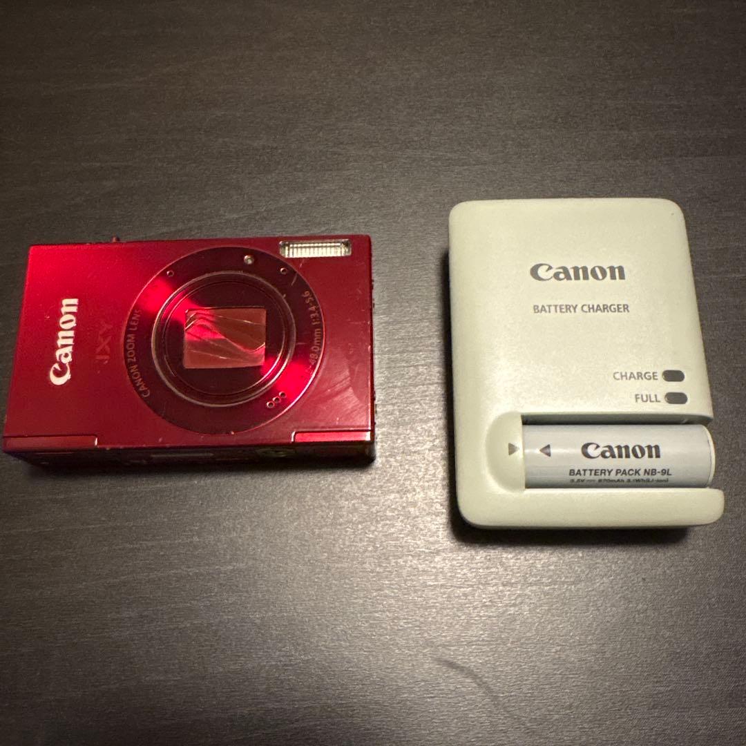 Canon IXY3 PC1736デジタルカメラ レッド