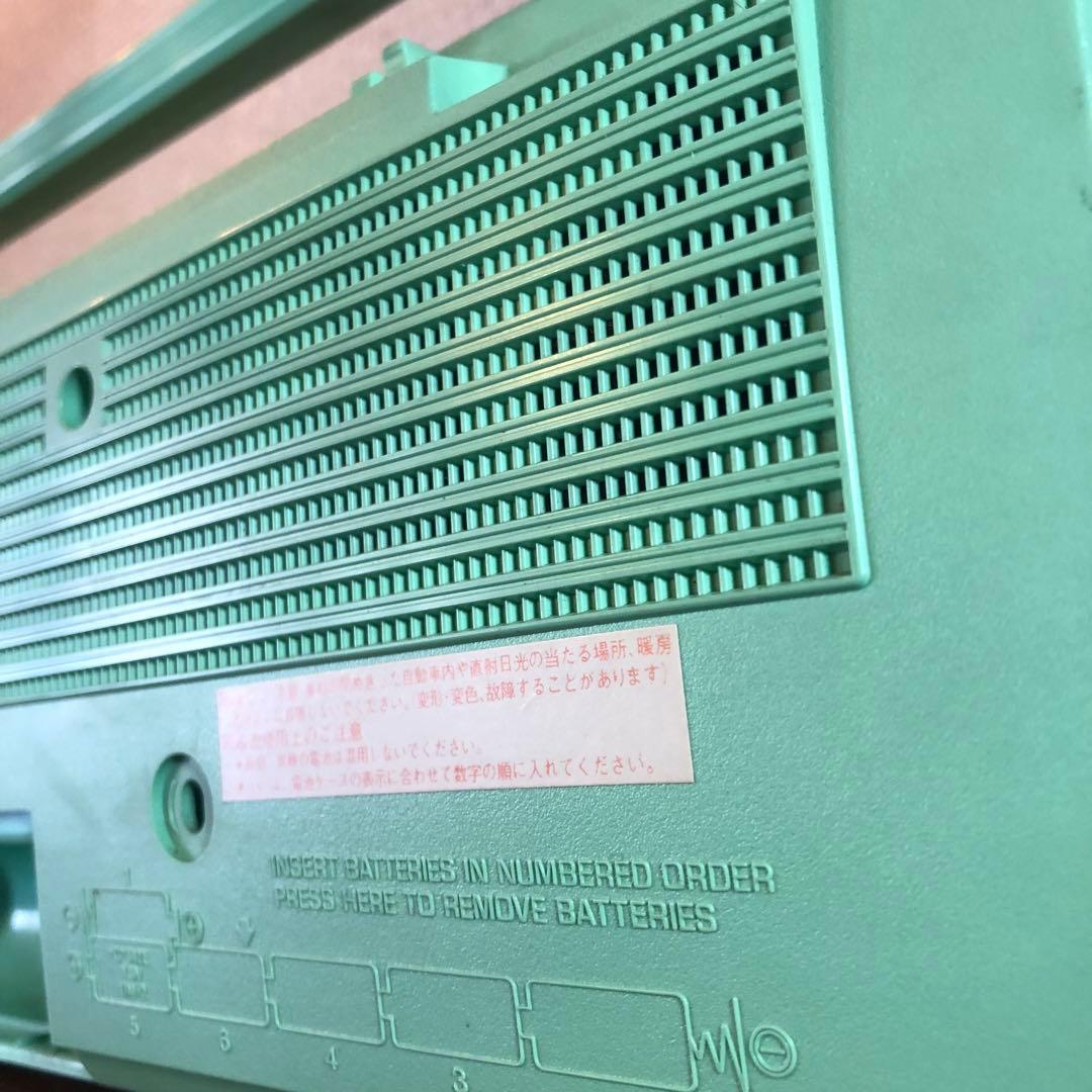 【再生可】80s ファンシーレトロ ヴィンテージ ラジカセ80年代