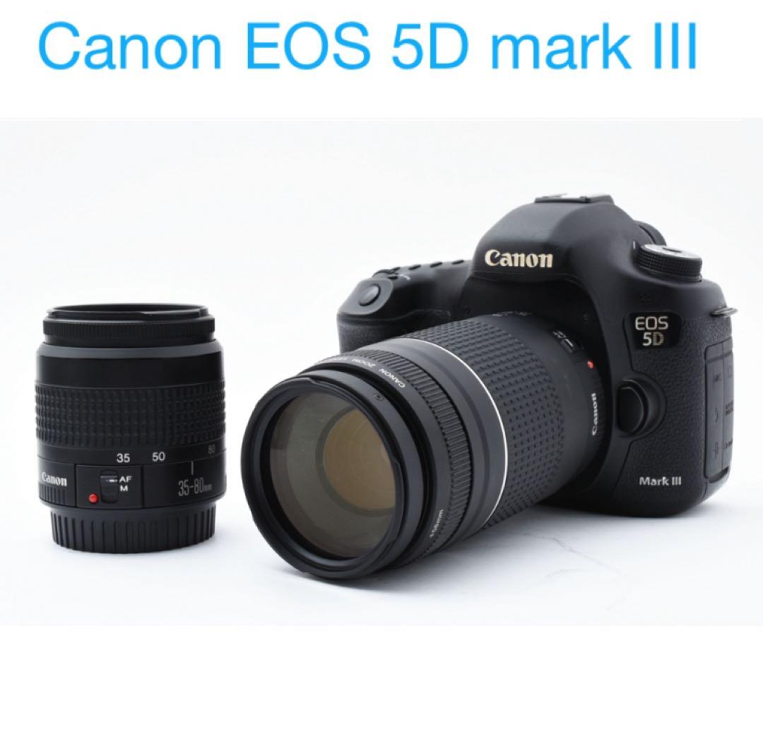 付属品付き/Canon EOS 5D mark III標準&望遠レンズセット