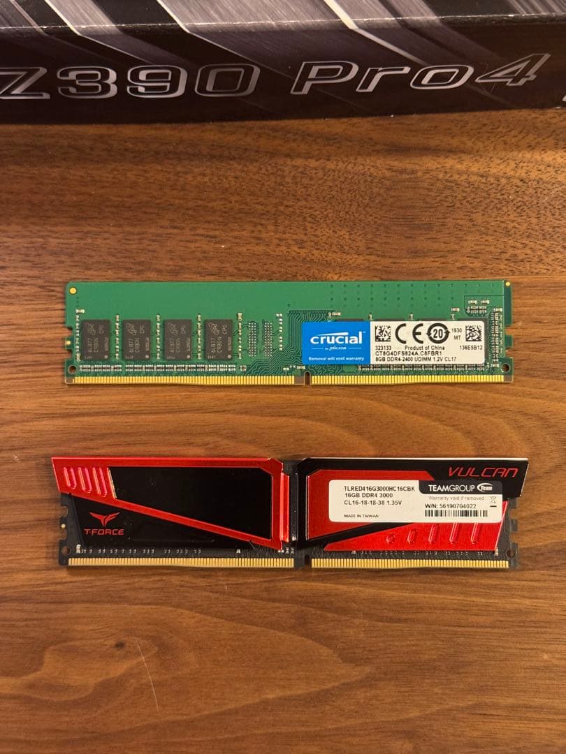 マザーボード + CPU + メモリ4枚（計48GB）セット i5 9400f