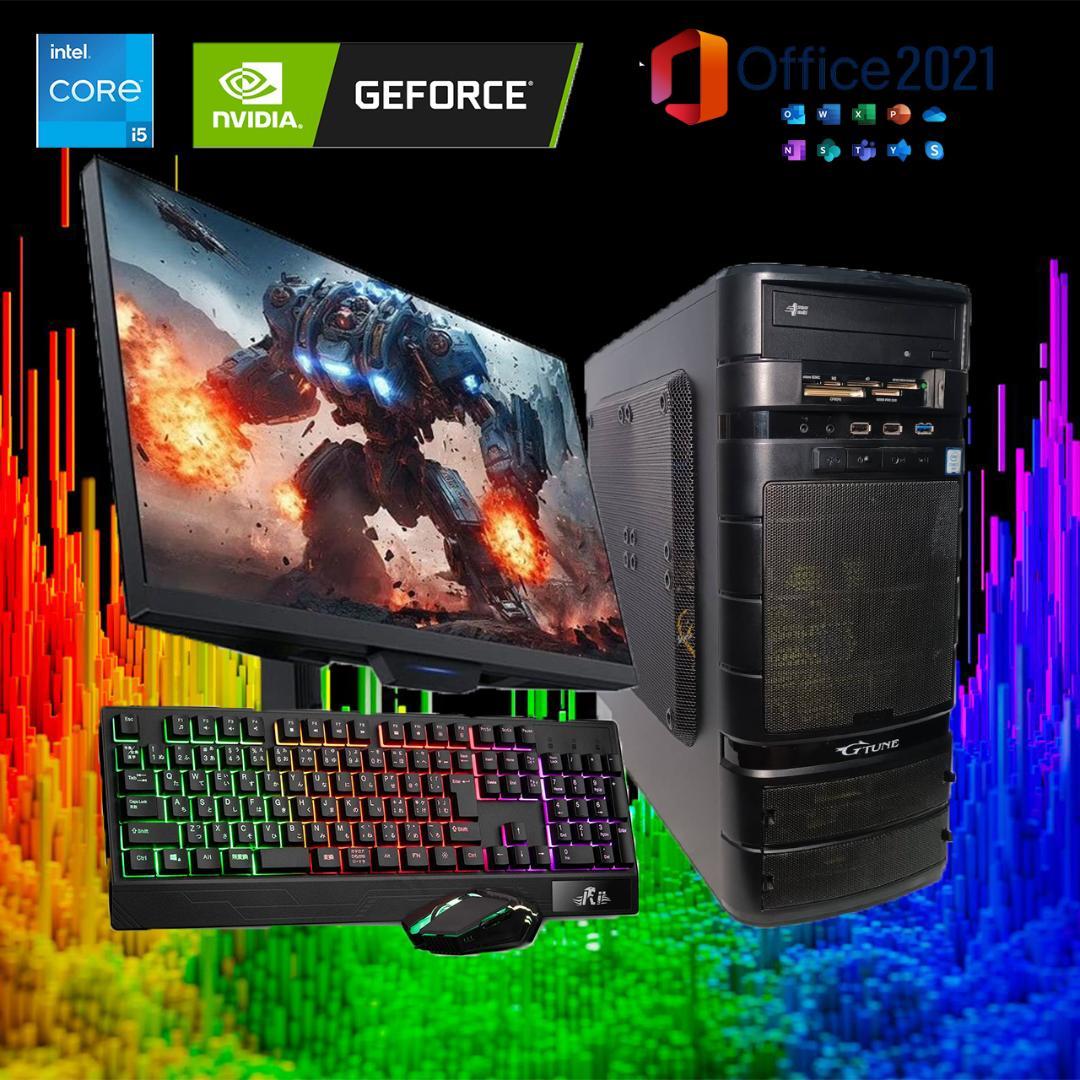 【激安ゲーミングPCフルセット】GTX960 快適動作！MS Office搭載