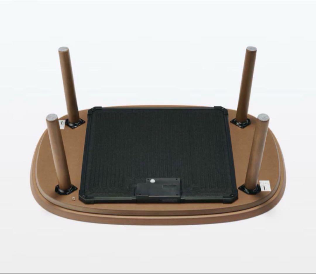 000 楕円こたつ　小　ダークブラウン／MJ-KDS3-DB