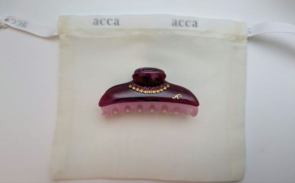 ACCA ダブルコラーナ　ピンク Mサイズクリップ