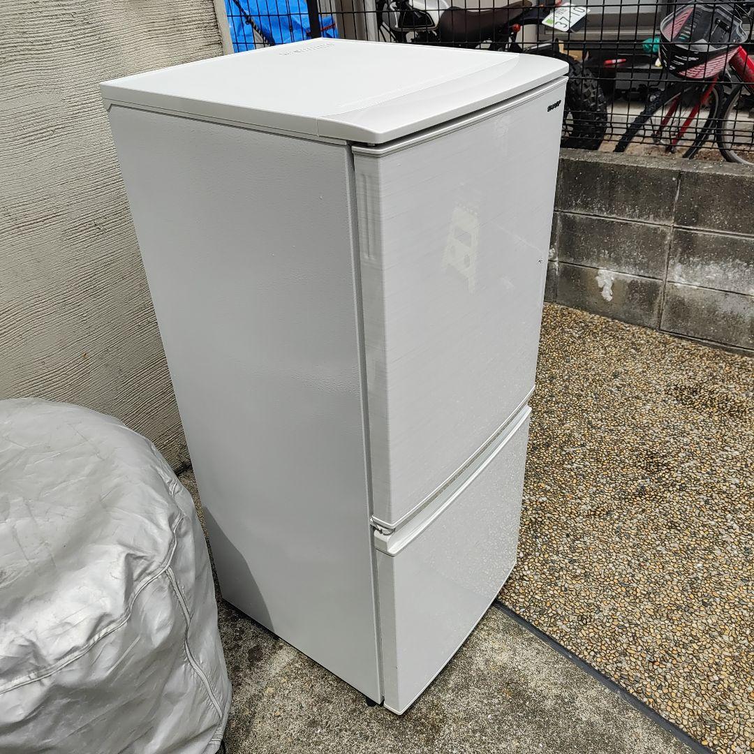 SHARP 2ドア冷凍冷蔵庫 SJ-D14E-W 福岡県より