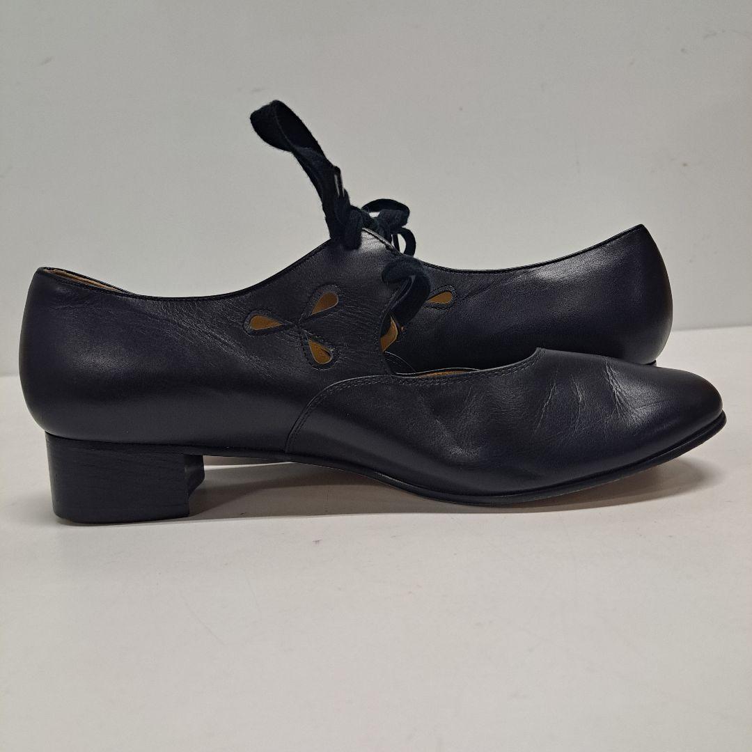 未使用 yoshinoya オルガンシューズ 25cm ブラック ¥37400