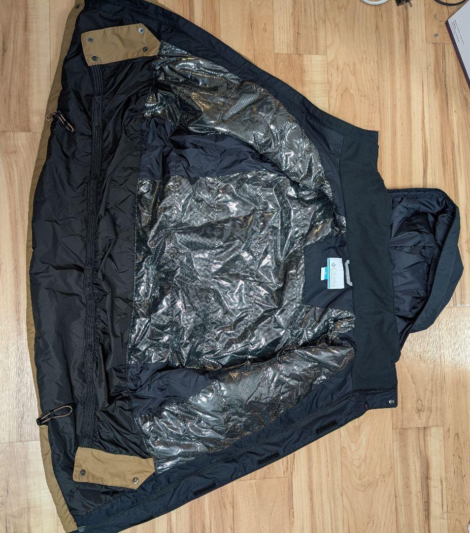 Columbia フード付きジャケット ブラウン/ブラック