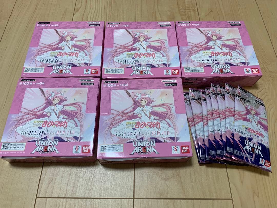 UNION ARENA 魔法少女まどかマギカ　新品未開封　テープ付き　5箱＋@