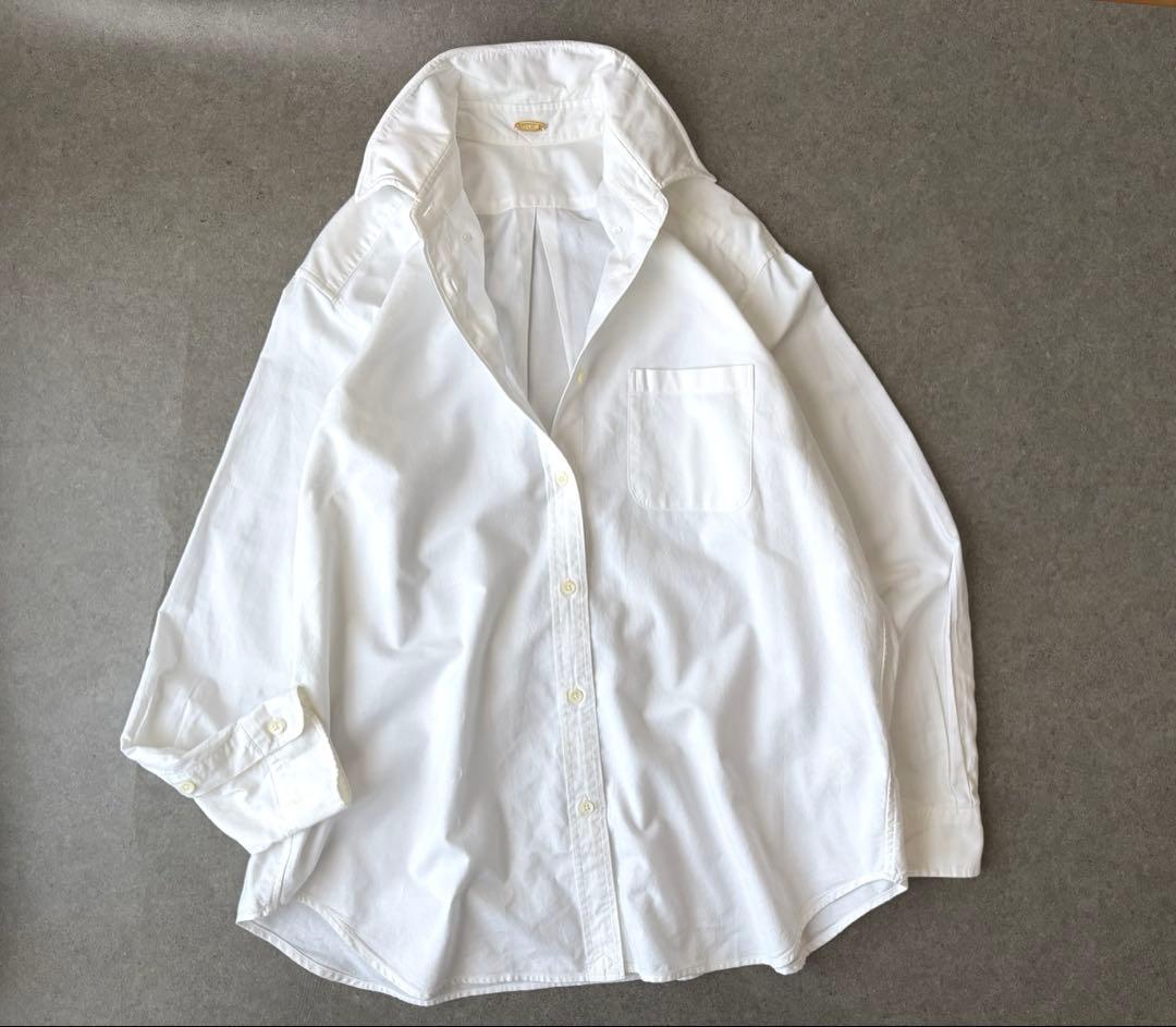 美品　定番　Deuxieme Classe OXFORD BDシャツ 白 日本製