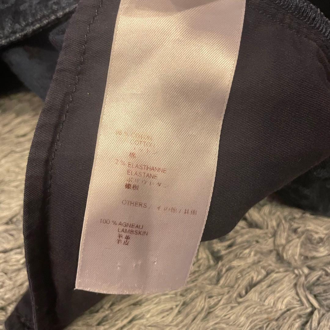 【美品】ルイヴィトン デニム パンツ モノグラム 金ボタン インディゴ 総柄