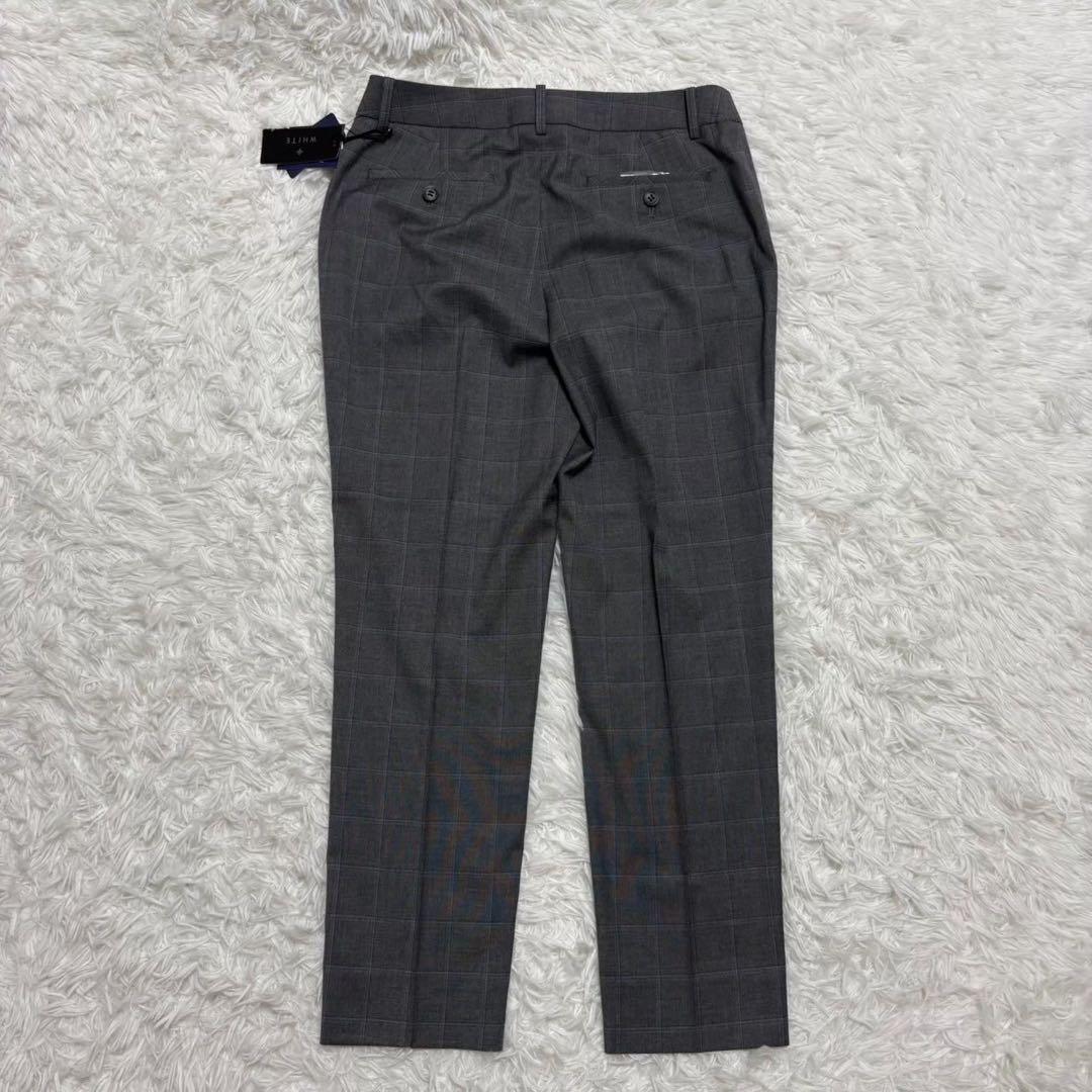 ◎新品タグ付き WHITE 高機能carreman チェック 自宅で洗える L1