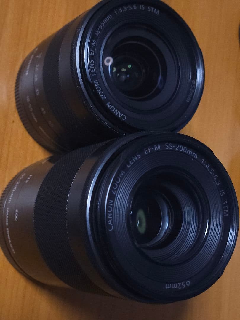 Canon ミラーレスカメラkiss-mとレンズセット