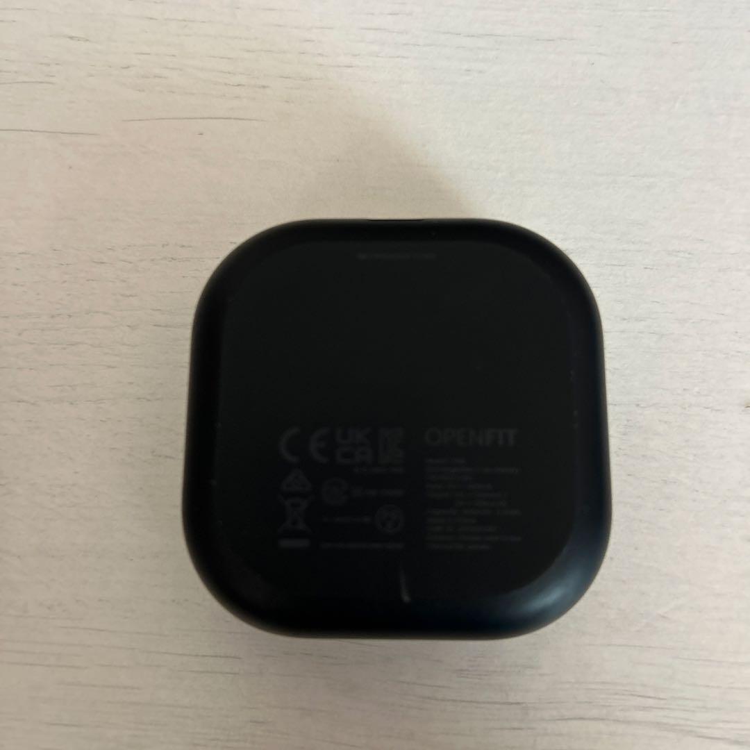 ケ*ー様 SHOKZ OPENFIT ワイヤレスイヤホン ブラック 充電ケース付