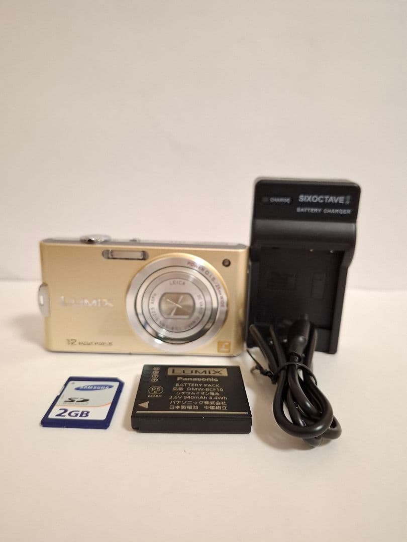 [美品]パナソニック LUMIX DMC-FX60 デジタルカメラ