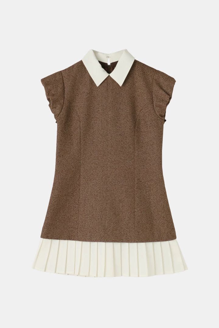 ワンピース The toe Leopold Tweed Dress