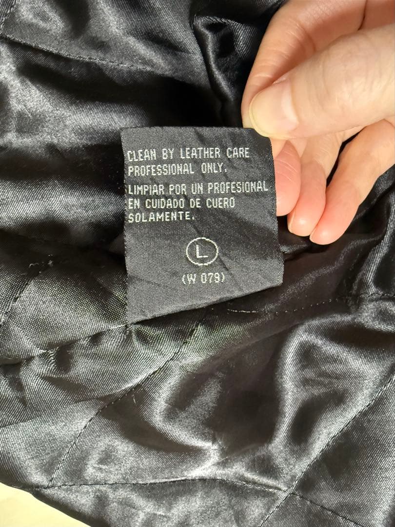 Members only レザージャケット ブラック