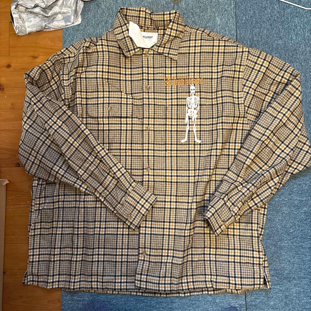 極美品　doublet SURPRISE! SHIRT EMBROIDERY
