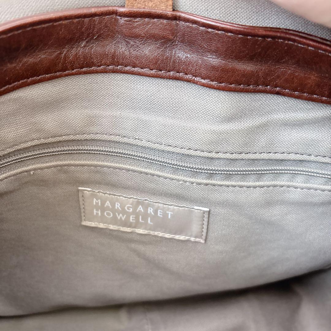 希少✨MARGARET HOWELL ×PORTER レザーショルダー 茶