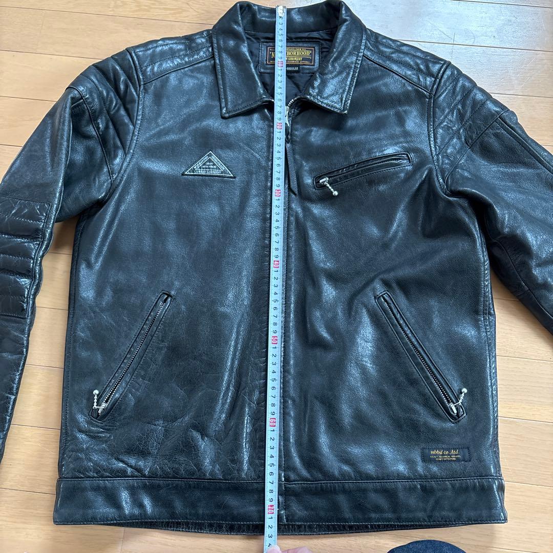 NEIGHBORHOOD ネイバーフッド　シングルライダースジャケット　Lサイズ