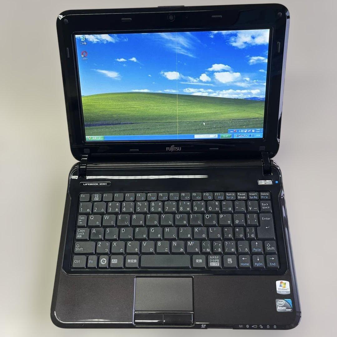 ☆格安美品☆WindowsXP☆長時間バッテリー付き10.1型小型ノートPC☆