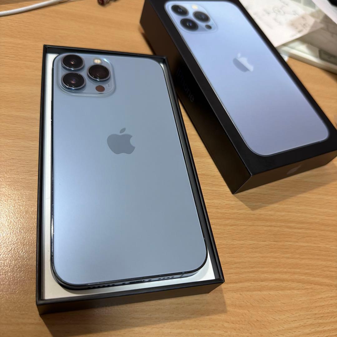 iPhone13Pro MAX 512GB シエラブルー本体　箱付　SIMフリー