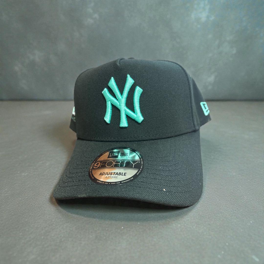 【希少・海外限定】1点New Era 9FORTY ブラック/ティファニーブル