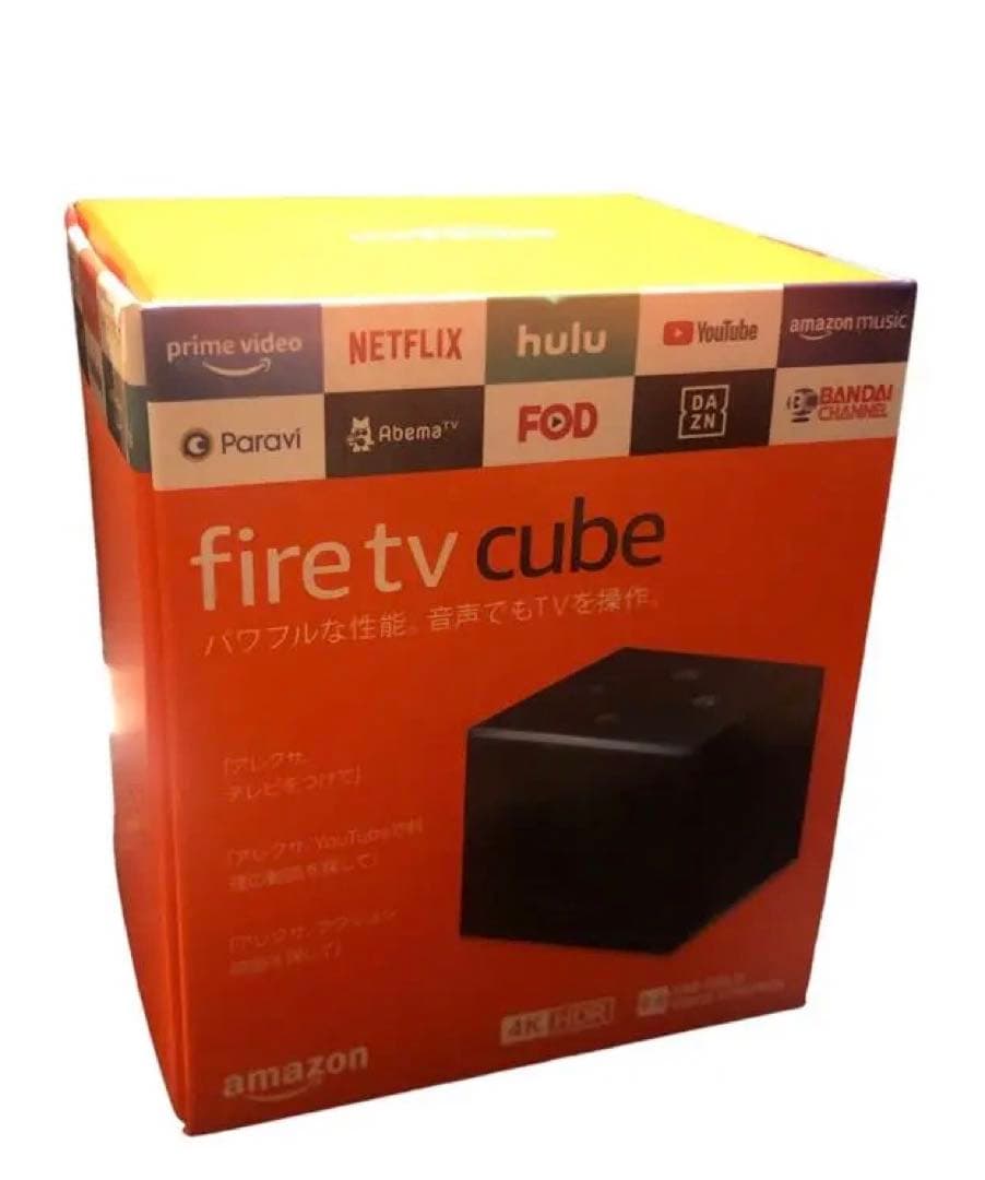 Fire TV Cube 4K・HDR対応 Alexa対応音声認識リモコン付属