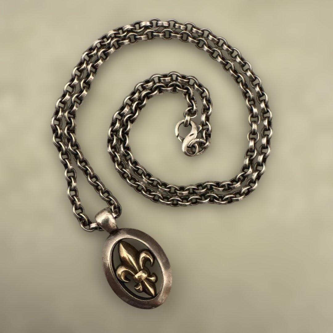 Chrome Hearts 純金K10 BS フレアペンダント　ネックレス