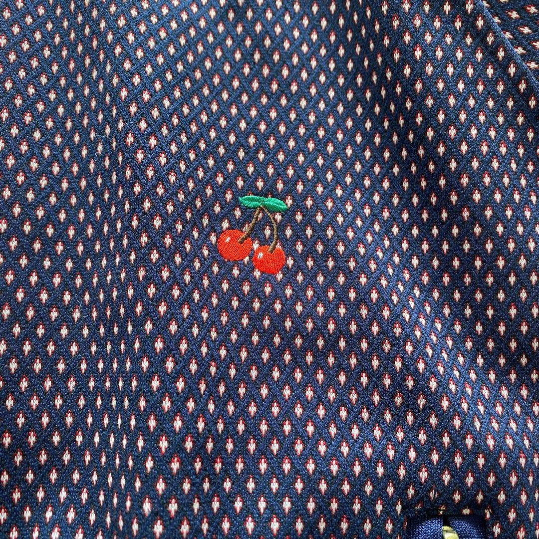 ダブルスタンダードクロージング　ジャージ　トップス　ジップアップ　チェリー刺繍