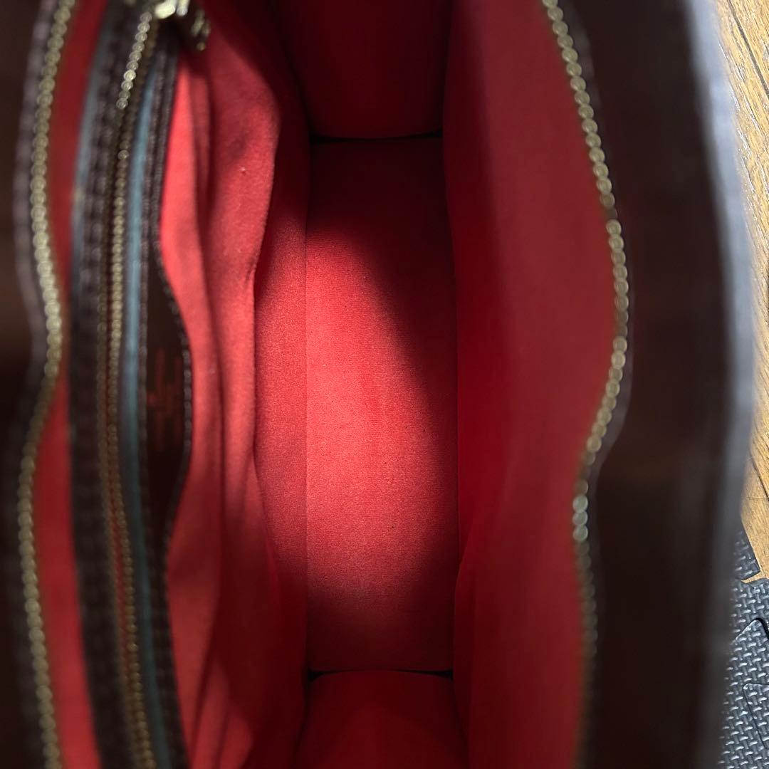 美品 ルイヴィトン ダミエ ヴェニスPM スクエア型 ハンドバッグ トートバッグ