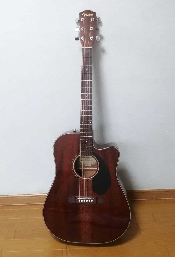 Ｈ.Ｔ　Fender　CD-60SCE All-Mahogany