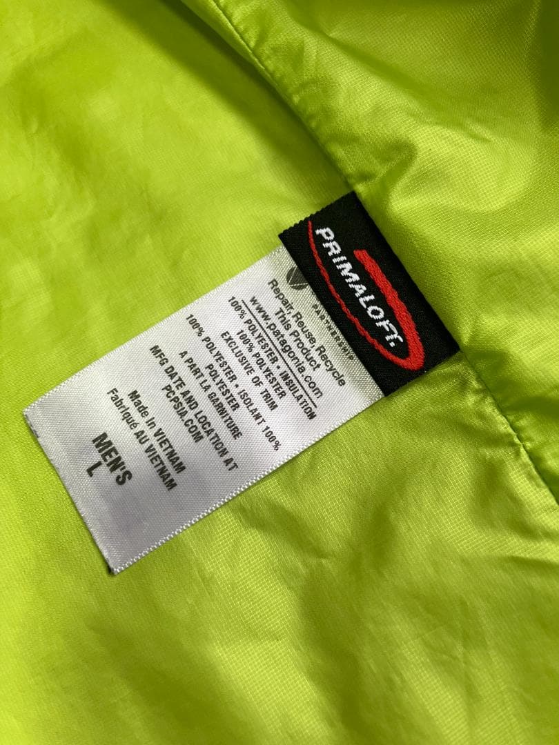 patagonia ナノパフ フーディ メンズ　L ジャケット 青 パタゴニア