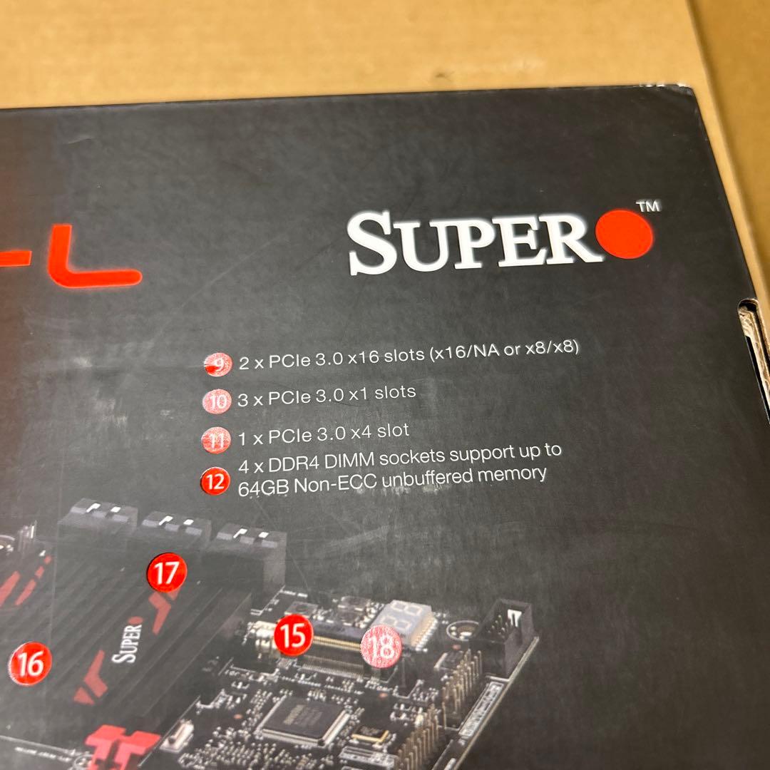 未使用マザボ　SuperO Core Gaming C7Z270-CG-L