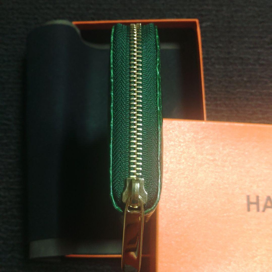 ナイルクロコダイル 財布 グリーン　定価107800円