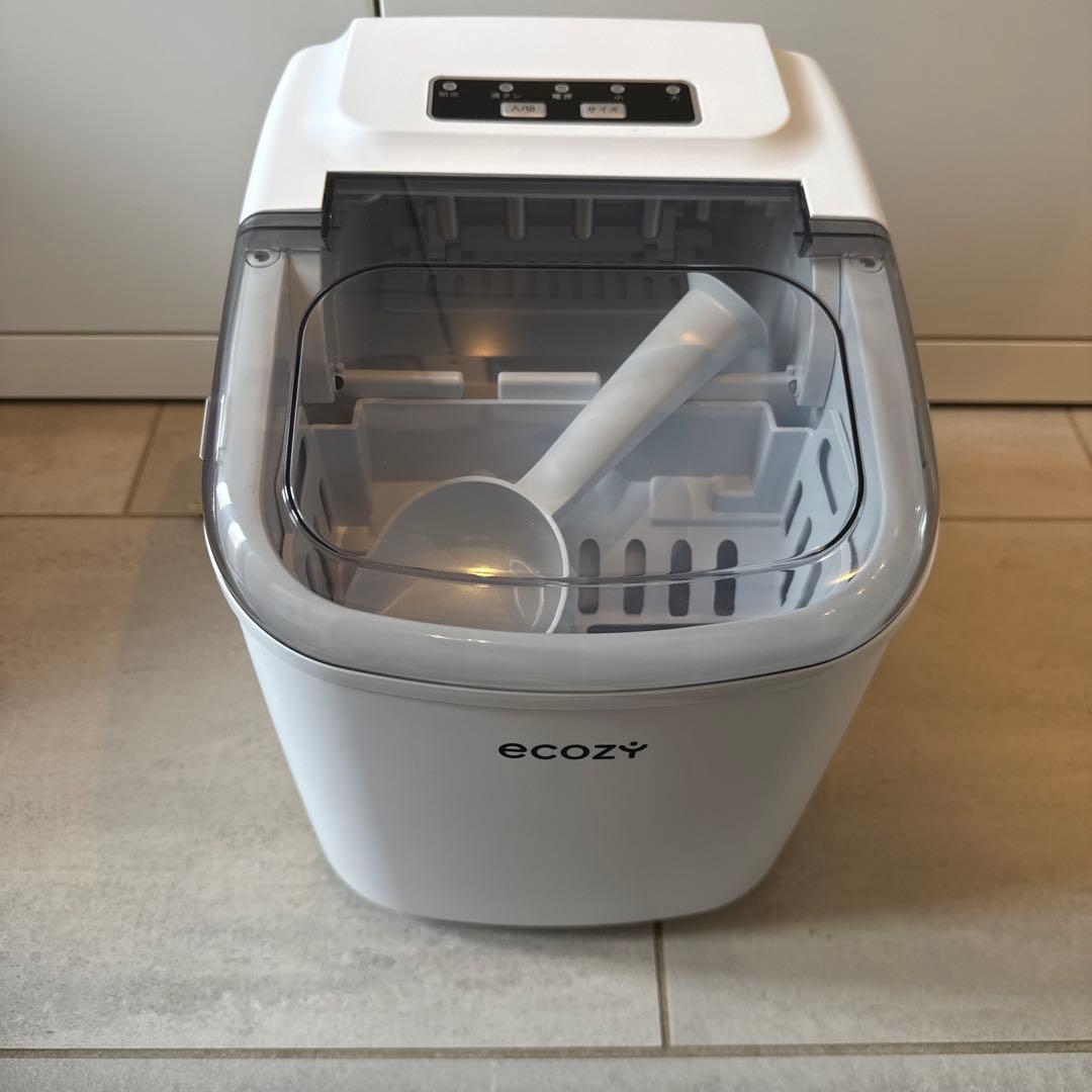 ecozy 家庭用製氷機 自動水供給機能付き【美品】