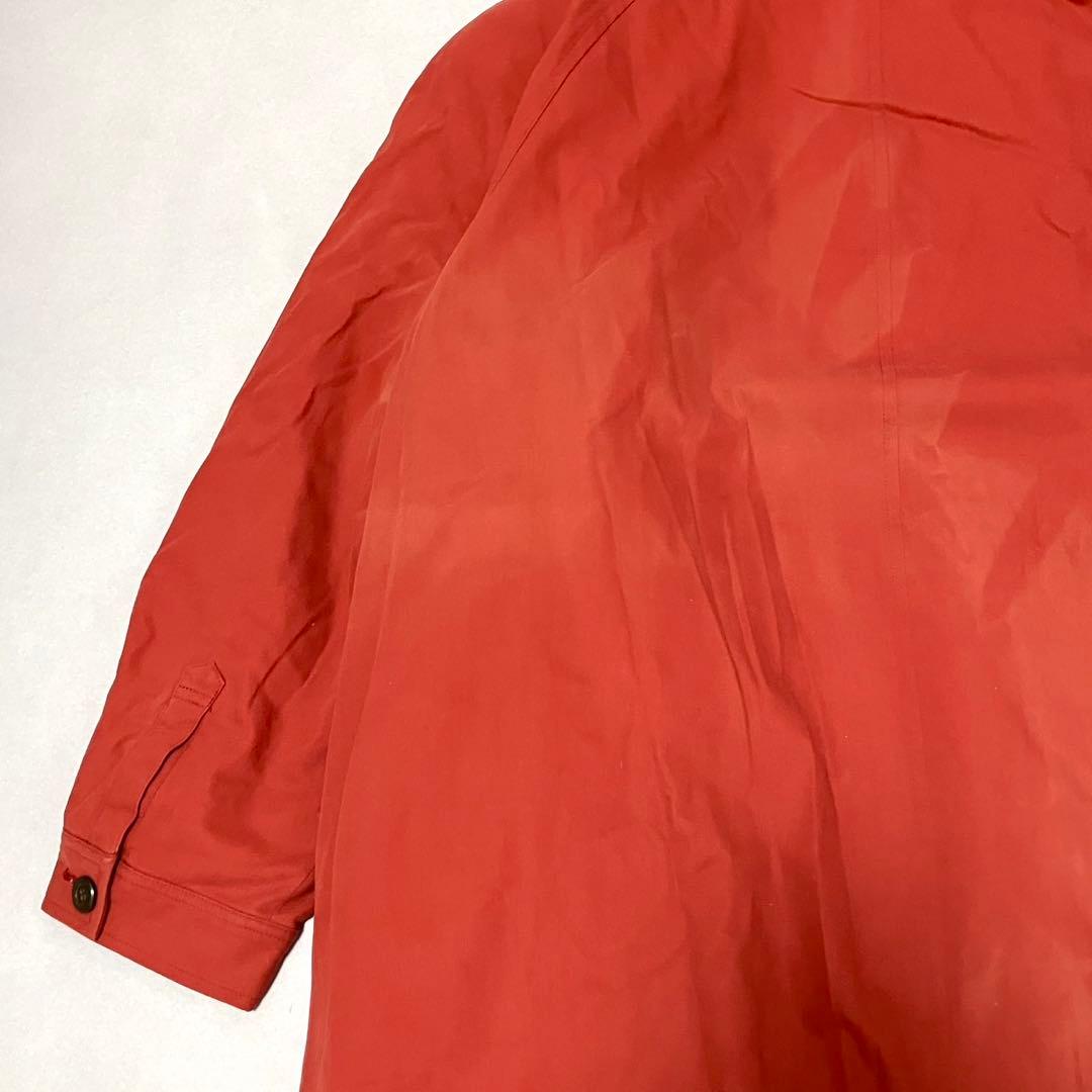 XL ライナー　バーバリーズ　ステンカラーコート　フード　ノバチェック　赤