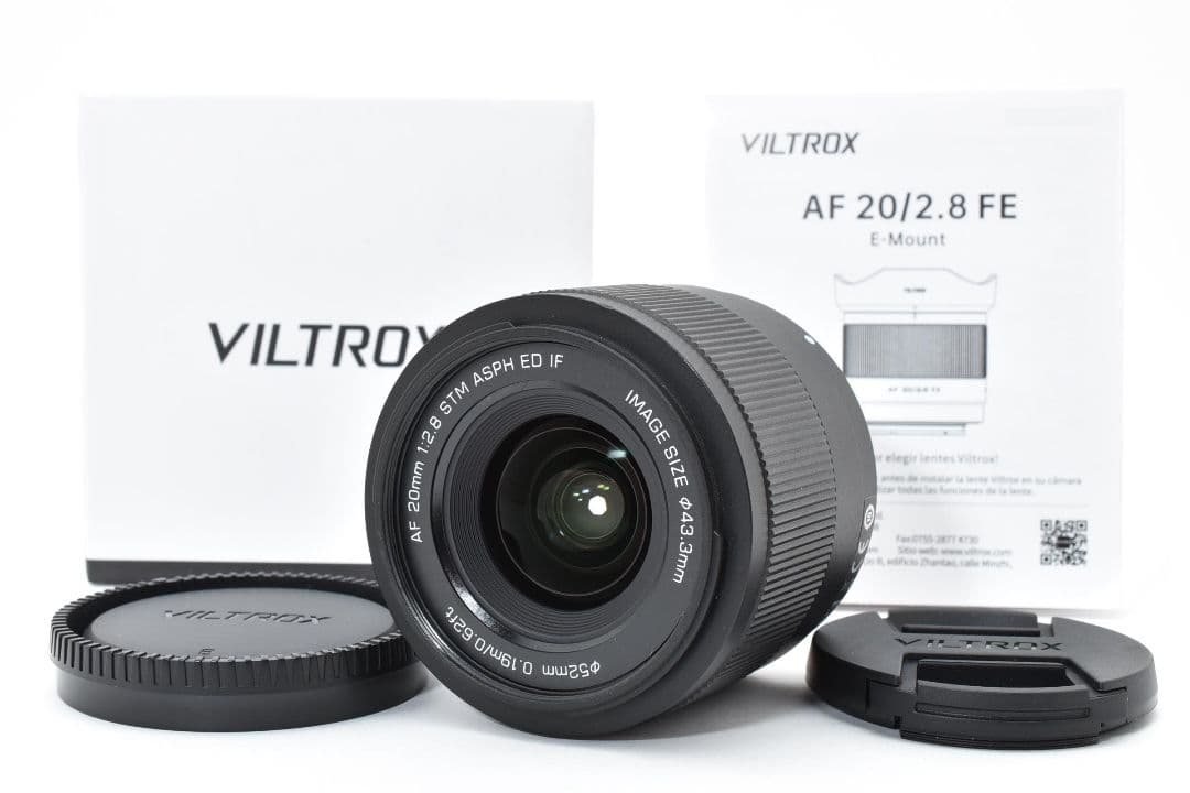 レンズ(単焦点) VILTROX 20mm f2.8 STM ASPH ED IF