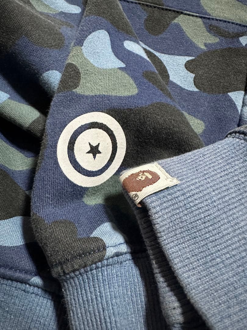 A BATHING APE SHARK FULL ZIP HOODIEエイプ L