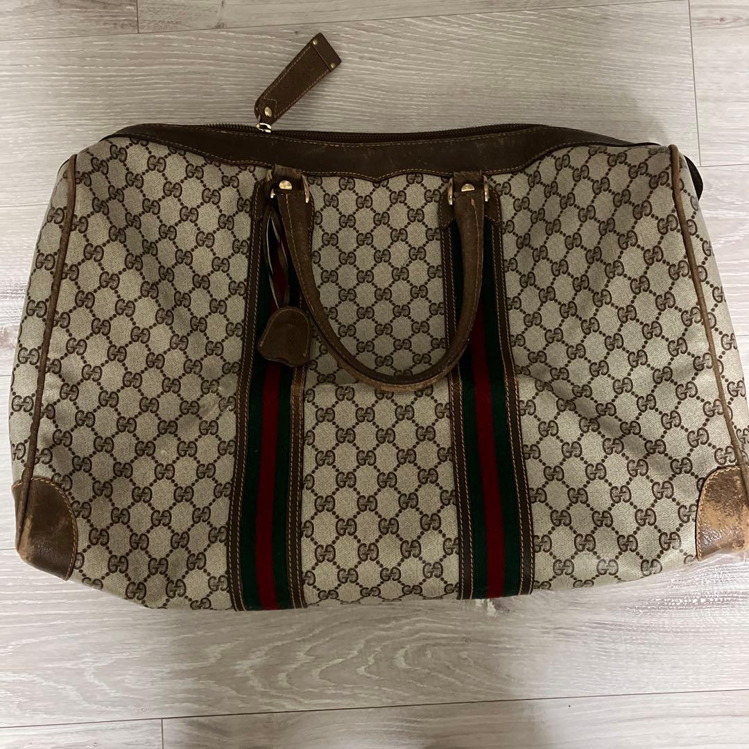 オールドグッチ、ボストンバッグ